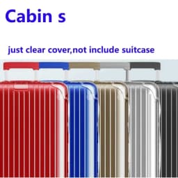 PVC Luggage Cover For Rimowa with Zipper Clear Suitcase Protector Thicken High Quality Customized Not Include Luggage