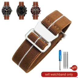 Parachute elastic breathable skin friendly nylon watchbands for Rolex Seiko water ghost Tudor Omega series strap 18 20 22mm