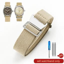 Parachute elastic breathable skin friendly nylon watchbands for Rolex Seiko water ghost Tudor Omega series strap 18 20 22mm