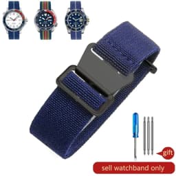 Parachute elastic breathable skin friendly nylon watchbands for Rolex Seiko water ghost Tudor Omega series strap 18 20 22mm