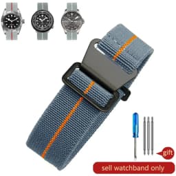 Parachute elastic breathable skin friendly nylon watchbands for Rolex Seiko water ghost Tudor Omega series strap 18 20 22mm