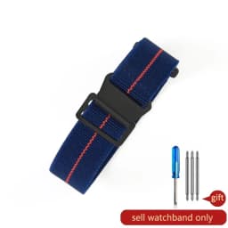Parachute elastic breathable skin friendly nylon watchbands for Rolex Seiko water ghost Tudor Omega series strap 18 20 22mm