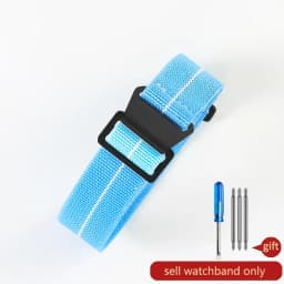 Parachute elastic breathable skin friendly nylon watchbands for Rolex Seiko water ghost Tudor Omega series strap 18 20 22mm