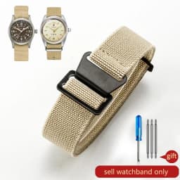 Parachute elastic breathable skin friendly nylon watchbands for Rolex Seiko water ghost Tudor Omega series strap 18 20 22mm