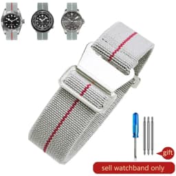 Parachute elastic breathable skin friendly nylon watchbands for Rolex Seiko water ghost Tudor Omega series strap 18 20 22mm