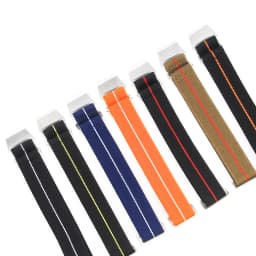 Parachute elastic breathable skin friendly nylon watchbands for Rolex Seiko water ghost Tudor Omega series strap 18 20 22mm