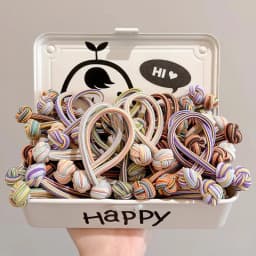 High Ponytail Rubber Bands Hair Band Elastic Head Rope For Women Korean Scrunchies Hair Tie Knotted Hair Ropes Hair Accessories