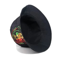 LDSLYJR Four Seasons Polyester Cartoon Print Bucket Hat Fisherman Hat Outdoor Travel Sun Cap For Men And Women 26