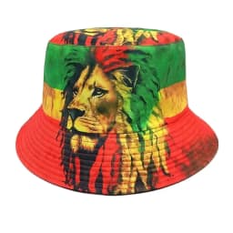 LDSLYJR Four Seasons Polyester Cartoon Print Bucket Hat Fisherman Hat Outdoor Travel Sun Cap For Men And Women 26