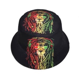 LDSLYJR Four Seasons Polyester Cartoon Print Bucket Hat Fisherman Hat Outdoor Travel Sun Cap For Men And Women 26