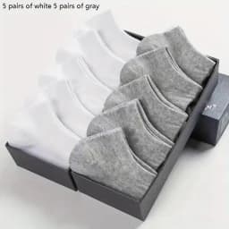 10/20/30/40/60 Pairs Of Unisex Solid Color Socks Comfy Breathable Soft Sweat Absorbent Socks For Daily And Outdoor Wearing