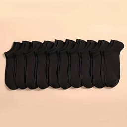 10/20/30/40/60 Pairs Of Unisex Solid Color Socks Comfy Breathable Soft Sweat Absorbent Socks For Daily And Outdoor Wearing