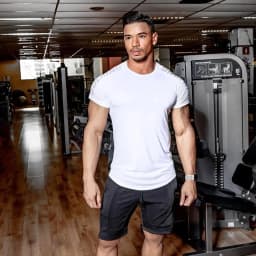 2026 Men Running Sports T-Shirt Training Quick Dry Tight Short Sleeves Shirt Bodybuilding Compress Fitness Tee Tops Men Clothing