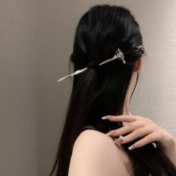 Ancient Style Metal Sword Hairpins for Women Classical Chinese Ancient Hanfu Hairpin Headwear Geometric Alloy Hair Accessories