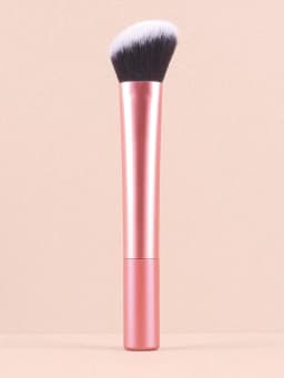 1pc Large Orange Contour Brush - Ideal For Cheeks, Forehead, Chin, Nose Blending And Defining Contours, Perfect For Liquid Found
