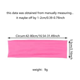 1pc Non-Slip Elastic Sport Headbands Women Men Sweat-absorbing Running Yoga Spa Hairbands Sweatband Wash Face Makeup Headwrap