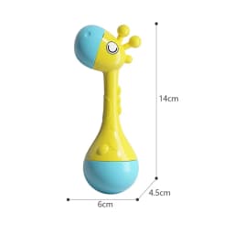 Baby Rattles Toys 0 to 1 Giraffe Baby Rattle Sensory Rattle For Baby Changes Newborn Musical Toy Rattle Sand Hammer Baby Toys