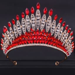 Baroque Crystal Tiaras And Crowns Rhinestone Prom Diadem Crown Tiara For Women Bridal Wedding Hair Accessories Jewelry Crown