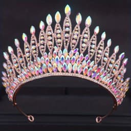 Baroque Crystal Tiaras And Crowns Rhinestone Prom Diadem Crown Tiara For Women Bridal Wedding Hair Accessories Jewelry Crown