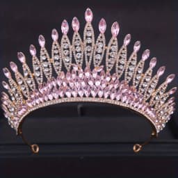 Baroque Crystal Tiaras And Crowns Rhinestone Prom Diadem Crown Tiara For Women Bridal Wedding Hair Accessories Jewelry Crown