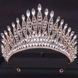 Baroque Crystal Tiaras And Crowns Rhinestone Prom Diadem Crown Tiara For Women Bridal Wedding Hair Accessories Jewelry Crown