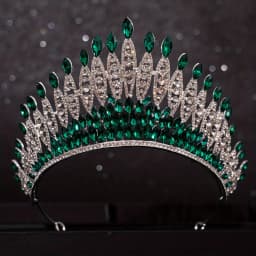 Baroque Crystal Tiaras And Crowns Rhinestone Prom Diadem Crown Tiara For Women Bridal Wedding Hair Accessories Jewelry Crown