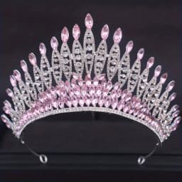 Baroque Crystal Tiaras And Crowns Rhinestone Prom Diadem Crown Tiara For Women Bridal Wedding Hair Accessories Jewelry Crown
