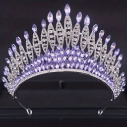 Baroque Crystal Tiaras And Crowns Rhinestone Prom Diadem Crown Tiara For Women Bridal Wedding Hair Accessories Jewelry Crown