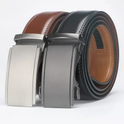 Ratchet Belt For Men, Men's Genuine Leather Cowhide Belt, For Dress Pants, Adjustable Belt