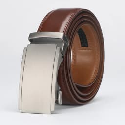 Ratchet Belt For Men, Men's Genuine Leather Cowhide Belt, For Dress Pants, Adjustable Belt