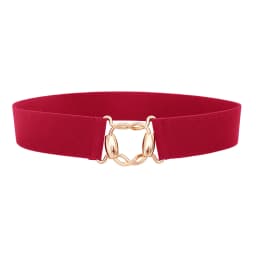 SISHION Fashion Elastic Black Red Waist Belt for Women YD0061 Plus Size Wide Corset Waistband Belts