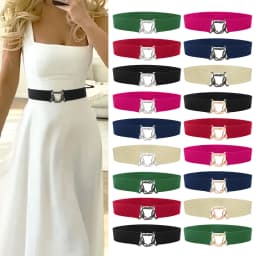 SISHION Fashion Elastic Black Red Waist Belt for Women YD0061 Plus Size Wide Corset Waistband Belts