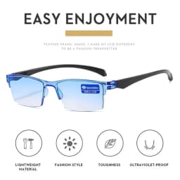 Autofocus Power Anti-Blue Light Reading Glasses Smart Near Far Automatic Zoom Eyeglasses Ultralight Eye Protection Eyewear