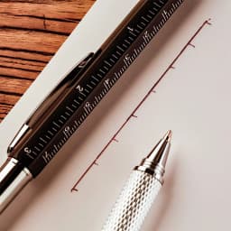 8Pcs 6 in 1 Multitool Pen with Ruler Tech Tool Level Gauge Screwdriver Multifunction Touch Screen Ballpoint Pens