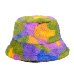 Autumn Winter Panama Hat Women Faux Fur Zebra Print Plush Velvet Warm Fisherman Cap Female Bucket Hats Skullies & Beanies Caps