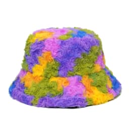Autumn Winter Panama Hat Women Faux Fur Zebra Print Plush Velvet Warm Fisherman Cap Female Bucket Hats Skullies & Beanies Caps