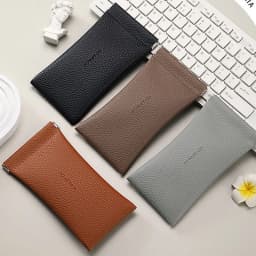 4 Color Glasses Storage Bag Automatic Closed Glasses Case Pouch Glasses Protective Cover Unisex Eyewear Storage Bags Accessories