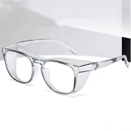KLASSNUM Women Transparent Glasses With Side Protection Sand-proof Manicure Glasses Men Safe Goggles Blue Blocking Eyepiece 2026