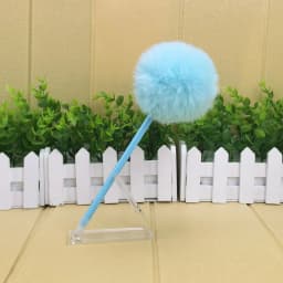 1/5Pcs Hairy Ball Ballpoint Pen,7Colors Holiday Gift,Office Student Writing Stationery P-2019