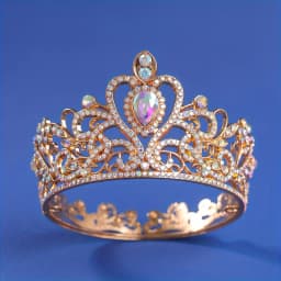 Baroque Round Diadem Royal Queen King Tiaras and Crowns Bridal Wedding Dress Crown Jewelry Accessories