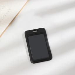 Black Style 3 inch Card Holder Kpop Photocard Holder Photo Card Holder Bag Pendant School Stationery
