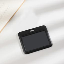 Black Style 3 inch Card Holder Kpop Photocard Holder Photo Card Holder Bag Pendant School Stationery