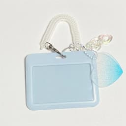 Black Style 3 inch Card Holder Kpop Photocard Holder Photo Card Holder Bag Pendant School Stationery
