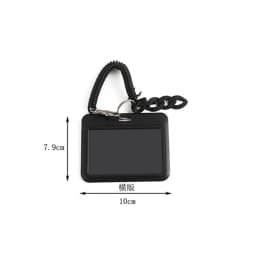 Black Style 3 inch Card Holder Kpop Photocard Holder Photo Card Holder Bag Pendant School Stationery