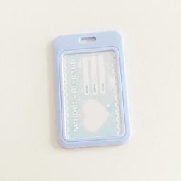 Black Style 3 inch Card Holder Kpop Photocard Holder Photo Card Holder Bag Pendant School Stationery