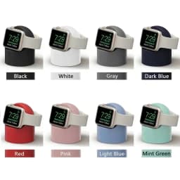 For Apple Watch Charger Stand iWatch Ultra/8/SE2/7/6/SE/4/3 49mm/45mm/44mm/42mm/41mm/40mm/38mm Durable Silicone Nightstand Mode