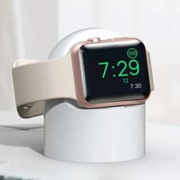 For Apple Watch Charger Stand iWatch Ultra/8/SE2/7/6/SE/4/3 49mm/45mm/44mm/42mm/41mm/40mm/38mm Durable Silicone Nightstand Mode