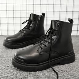 Men's Leather Boots Four Seasons Outdoor Casual Hiking Boots Retro Fashion Work Boots Thick Bottom Ankle Boots Anti-slip 2024