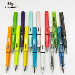 Jinhao 619 Fountain Pen Colorful Luxury F EF Nib Writing Ink Pen High Quality Calligraphy Pens Stationery School Office Supplies