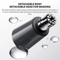 Original NEW MIJIA Electric Nose Hair Trimmer Portable Nose Ears Hair Eyebrow Trimmer for Men Rechargeable Painless Clipper